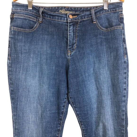 Old Navy The Dreamer Womens Bootcut Jeans Size 14 High Waist Stretch Denim - Picture 2 of 9